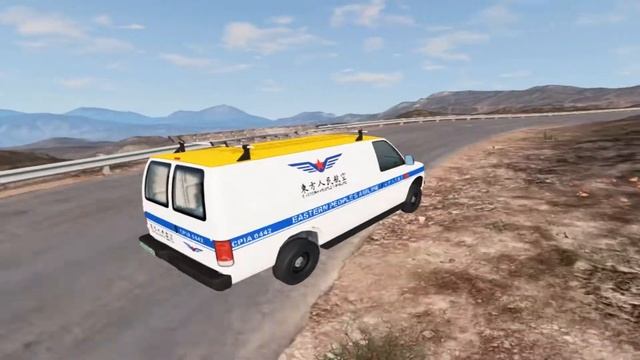 police van crash in to BeamNG смотреть онлайн