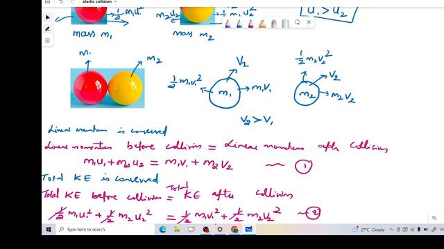 CLASS 11 Elastic Collision in One Dimension (NCERT/CET/NEET/JEE). #neet #cet #physics #jee #ncert смотреть онлайн