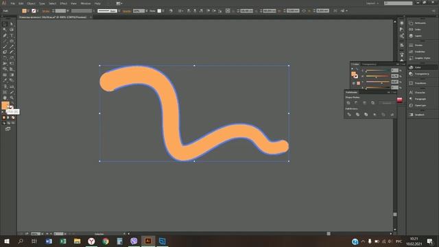 Рисуем червячков инструментом ПЕРЕХОД | в Illustrator CC смотреть онлайн
