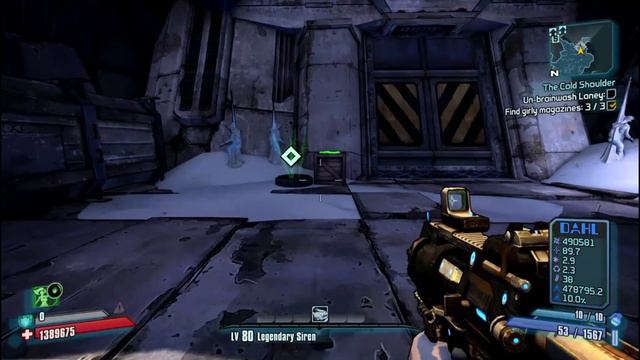 Borderlands 2 | The Cold Shoulder (side mission) | "Snow White" Easter Egg | The Fridge | Maya OP10 смотреть онлайн