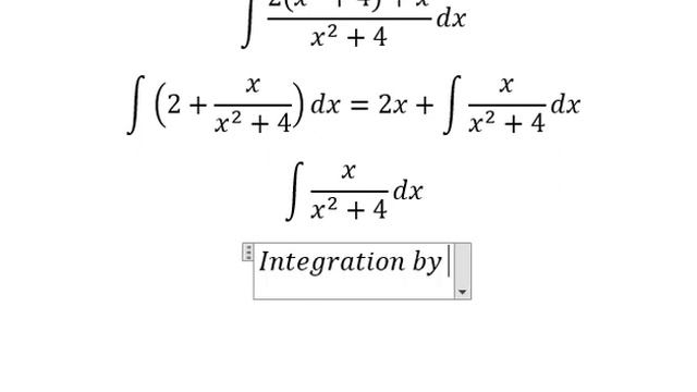 Calculus Help: Integral ∫ (2x^2+x+8)/(x^2+4) dx - Integration by substitution - Techniques смотреть онлайн