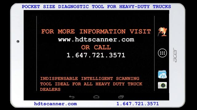 Heavy Duty Truck Scanner (HDTS) for all makes and models смотреть онлайн