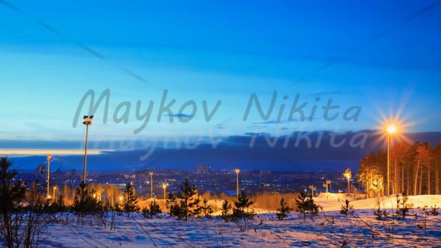 Sunset City. Ekaterinburg. Time Lapse. Camera moves.. 4K смотреть онлайн