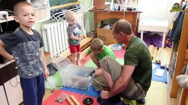 Строй и катайся. Супер-конструктор Биго Ленд / Bigo Land. (07.23г.) Семья Бровченко.