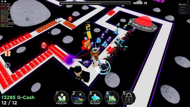 Beating the Space event in geometry defense | Roblox Geometry Defense смотреть онлайн