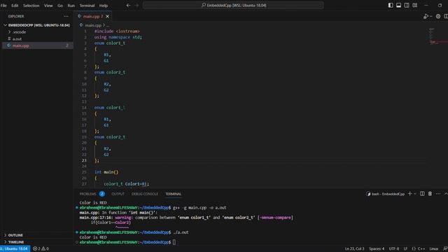 4_[Embedded C++]:: Difference between normal enum and enum class [Arabic باللغة العربية] смотреть онлайн