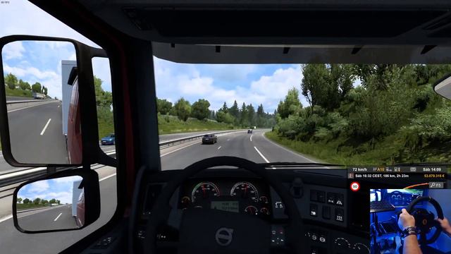 VOLVO FH CLASSIC - ETS2 1.43 - Thrustmaster TSPC gameplay - REAL SIM DRIVE смотреть онлайн