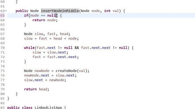 Linked List Problems in Java - 56: Insert Node into Middle of Linked list смотреть онлайн
