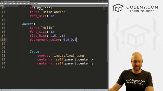How To Use Images As Buttons in Kivy - Python Kivy GUI Tutorial #35 смотреть онлайн