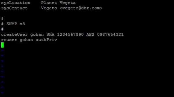 Ubuntu - Install secure SNMP (Version 3)