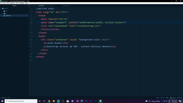 Bootstrap desde cero! | Etiqueta meta para Responsive | Parte #7 смотреть онлайн