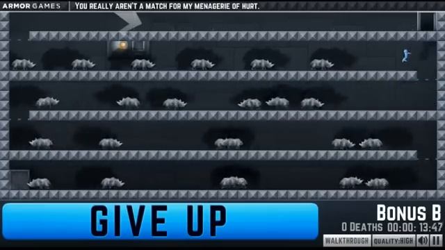 Give Up 2 - Bonus B Walkthrough/Speedrun смотреть онлайн