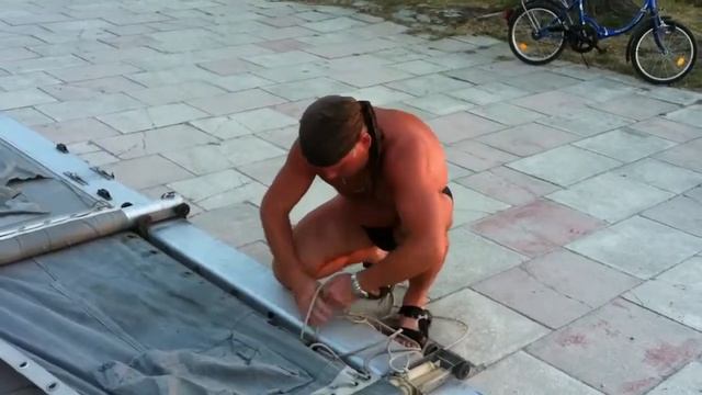 Быстрая сборка катамарана на Балатоне смотреть онлайн