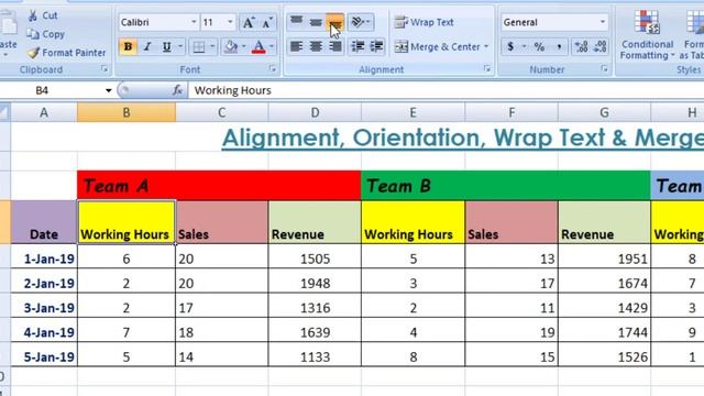 MS Excel Tutorial Bangla | Excel Basic 4 | এক্সেল | Alignment, Orientation, Wrap Text, Merge смотреть онлайн