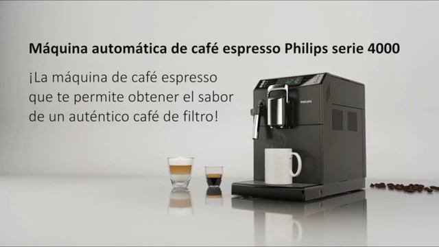 ?Philips Serie 4000 Cafetera Express, automática, 1850 W, 1.8 litros, plástico \ CAFETERA PHILIPS смотреть онлайн