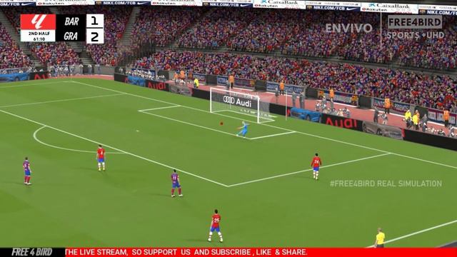 BARCELONA VS GRANADA 3-3  | LALIGA 2024 | SIMULACIÓN  #laliga