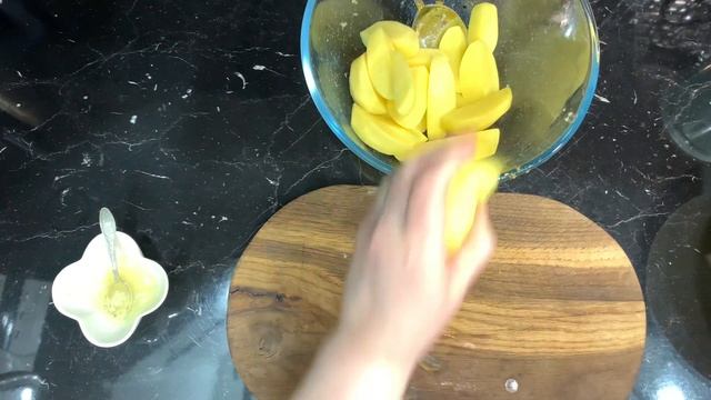 Запечённая тыква с чесноком. смотреть онлайн