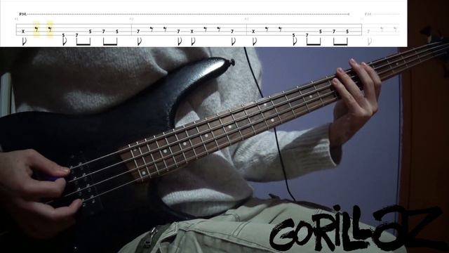 Gorillaz - Simplicity Bass Cover (With PlayAlong Tab)