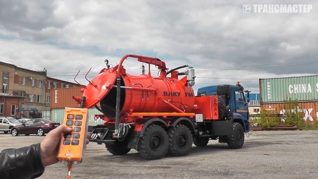Вакуумная илососная машина МВС-7+1 на шасси КАМАЗ 43118-3011-50 смотреть онлайн