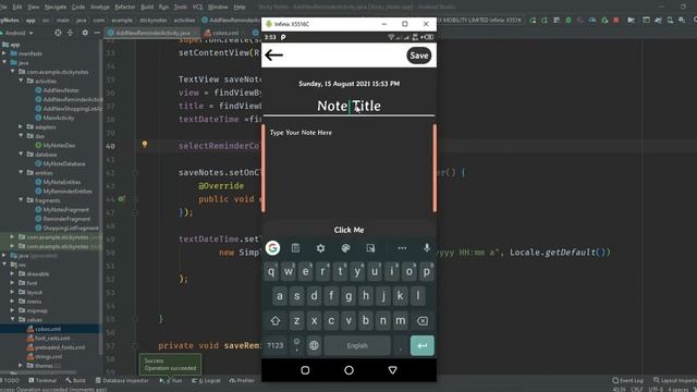 Sticky Notes App Android Studio | Room Database Android | Note App Android Studio | Room Database смотреть онлайн
