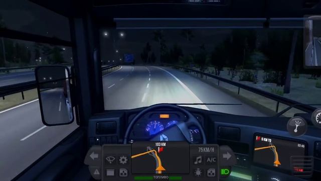 Везу холодильники на RENAULT MAGNUM . Новокузнецк-Кемерово. Truck Simulator:Ultimate смотреть онлайн