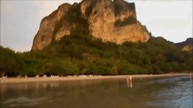 Тайланд, Краби. Вечерний прилив моря. смотреть онлайн