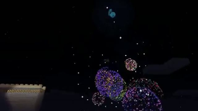 Фейерверки в майнкрафт / Minecraft fireworks awesome смотреть онлайн