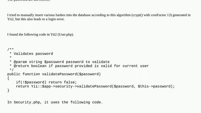 How do I migrate Yii2 passwords? смотреть онлайн