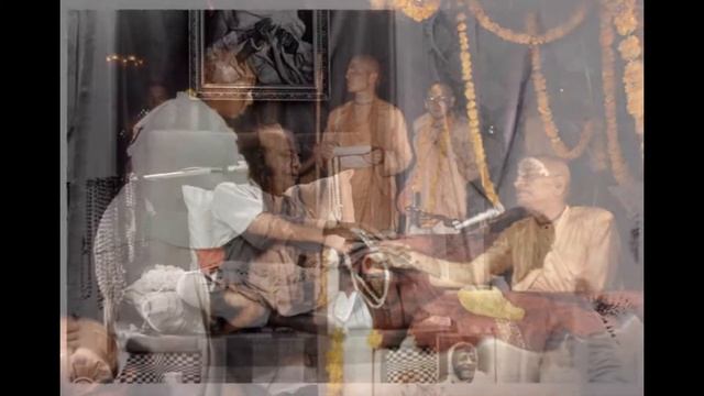 Инициация учеников Его Божественной Милости А.Ч. Бхактиведанты Свами Прабхупады