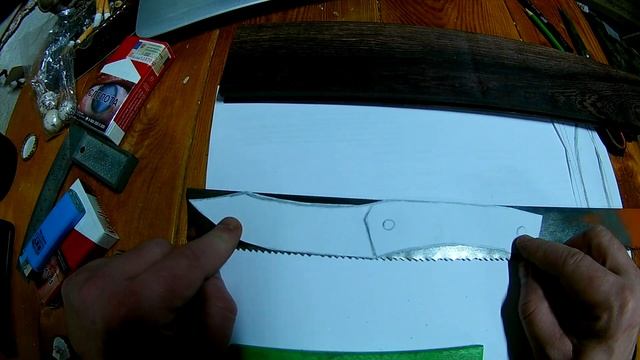 Делаем нож из быстрореза р6м5 смотреть онлайн