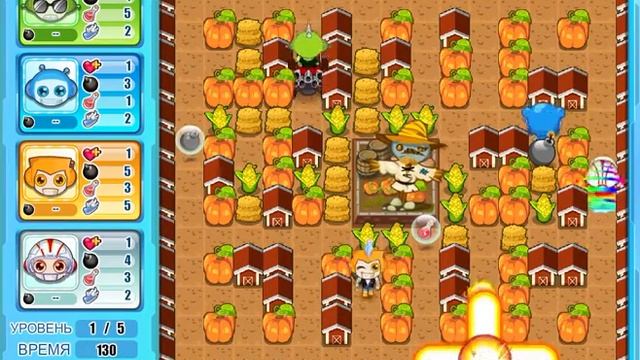 Обзор игрового процесса флеш-игры Бомбочки (Bomb it 6 gameplay) смотреть онлайн