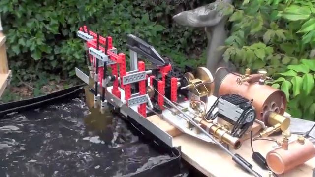 Engine for John Fitch's paddle boat Mk 2.5 смотреть онлайн