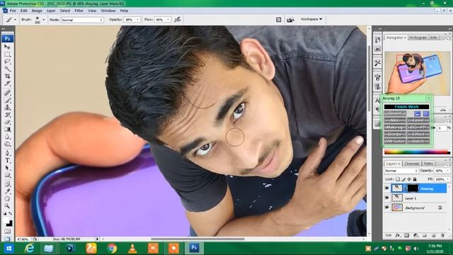 Create 3d picture in Photoshop cs3 with use Anu10 смотреть онлайн