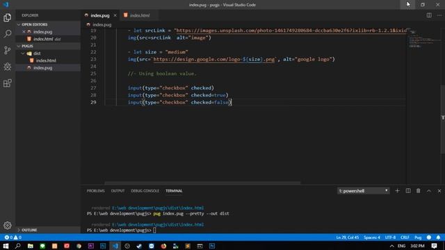 เรียนรู้การเขียน PugJS - HTML templating engine смотреть онлайн