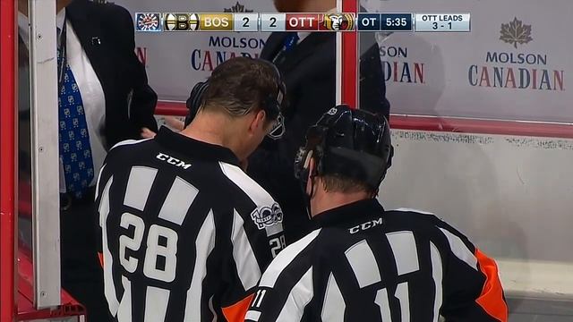 Незасчитанный гол Брюинз в ОТ / Bruins' no-goals call stands in OT смотреть онлайн