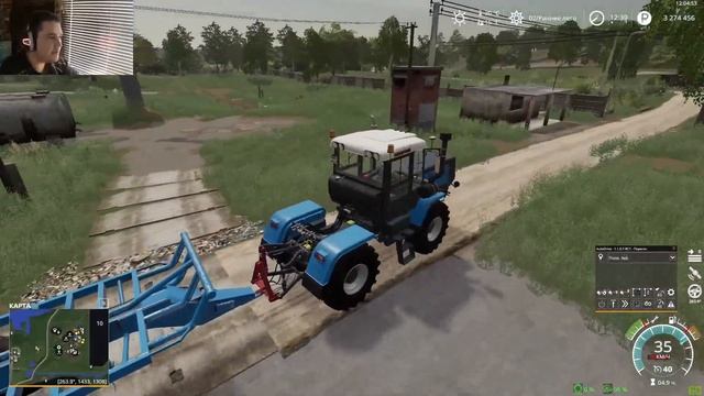 Farming Simulator 19 Совхоз Рассвет - Б/У Пресс подборщик #26 смотреть онлайн