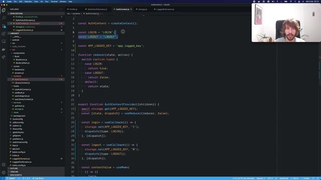 React Native. Capítulo 14. Sistema de autenticación. Persistiendo con Async Storage #reactnative смотреть онлайн