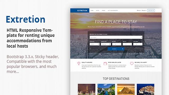EXTRETION - Local Accommodations HTML Template | Themeforest Website Templates and Themes смотреть онлайн