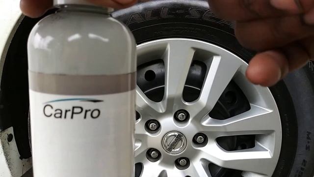 Carpro perl silicone oxide tire dressing demo review with tire brush смотреть онлайн