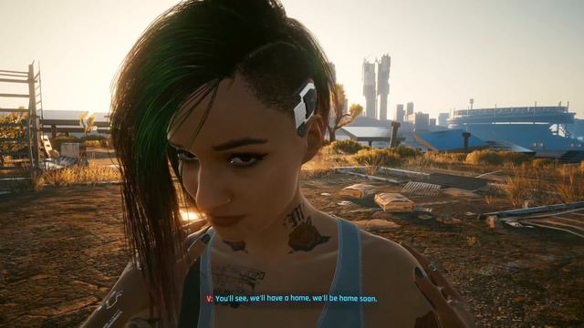 Cyberpunk 2077 - Leaving Night City with Judy and Panam смотреть онлайн