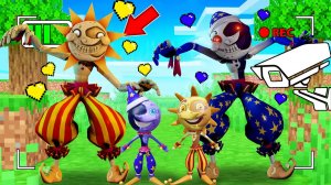 Заснял СЕМЬЯ СОЛНЦЕ И ЛУНЫ ФНАФ 9 на скрытые камеры в МАЙНКРАФТ! SUNDROP & MOONDROP FNAF 9 MINECRAFT