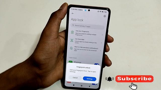 Poco x5 pro me app me fingerprint lock kaise lagaye / how to set fingerprint app lock in poco x5 me смотреть онлайн