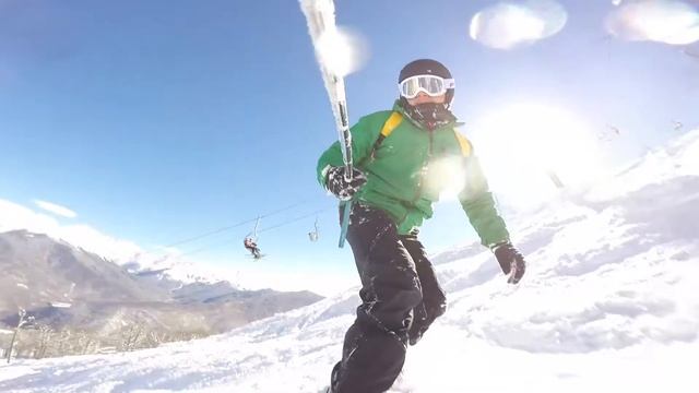 Паша на сноуборде на Роза Хуторе смотреть онлайн