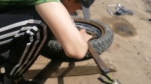 восход 3м - задние амортизаторы, колесо замена подшипников