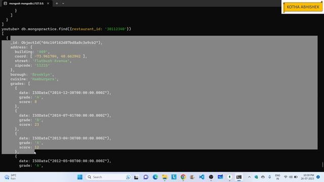 MongoDB Basic Commands in Telugu смотреть онлайн