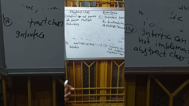Difference between Abstract class and Interface in java with example. смотреть онлайн