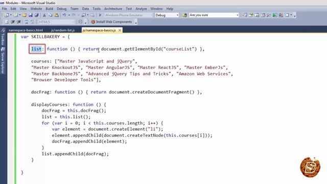 Master JavaScript & jQuery - Namespaces - Web Development смотреть онлайн