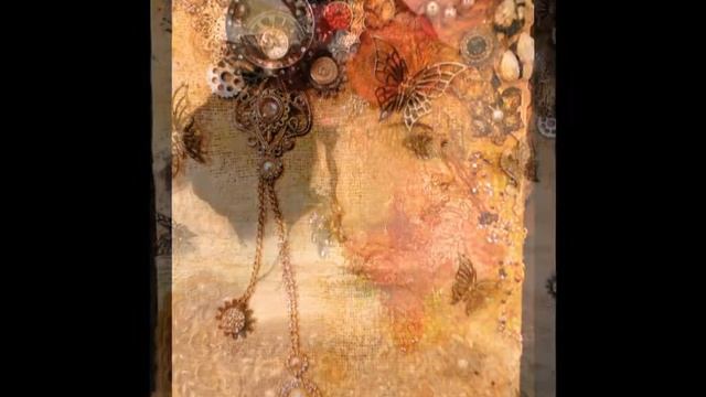 #lovesummerart mixed media art "Timeless Beauty" смотреть онлайн