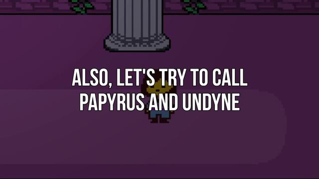 What if You Call Papyrus In the RUINS? [ Undertale ] смотреть онлайн
