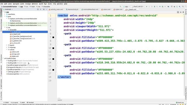 Coronavirus COVID19 Tracker Android App Realtime Data - Okhttp &API | Kotlin |Android Studio| PART смотреть онлайн